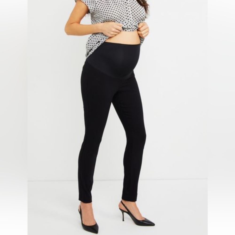 Motherhood maternity BumpLift Maia Maternity Pants with Silicone Support - large